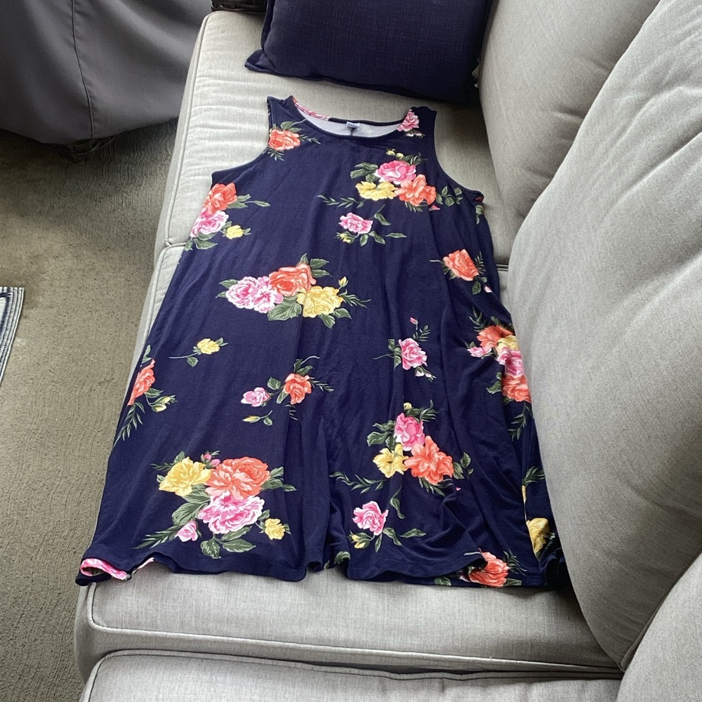 Old navy floral sleeveless dress